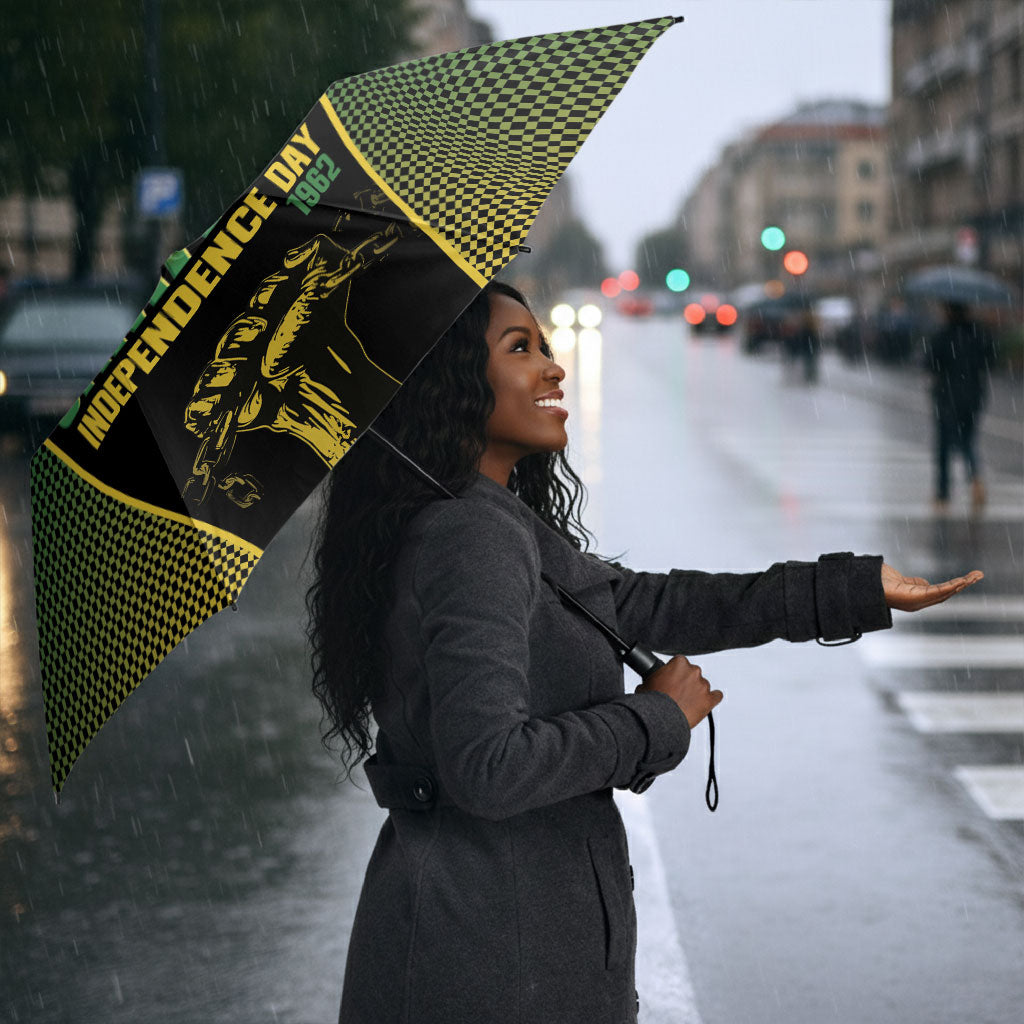 Jamaica Independence Day Umbrella Crocodile Broken Chain Freedom