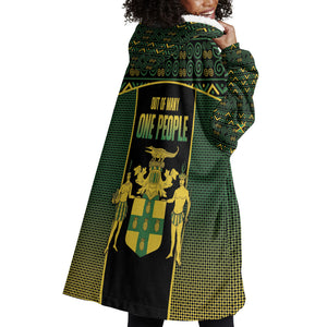 Jamaica Independence Day Wearable Blanket Hoodie Crocodile Broken Chain Freedom