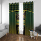 Jamaica Independence Day Window Curtain Crocodile Broken Chain Freedom