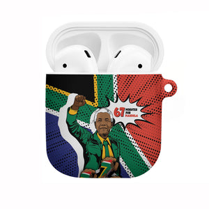 Nelson Mandela Birthday AirPods Case 67 Minutes South Africa Flag Comic