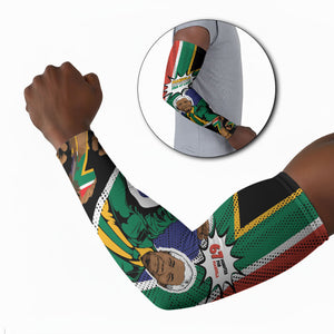 Nelson Mandela Birthday Arm Sleeves 67 Minutes South Africa Flag Comic