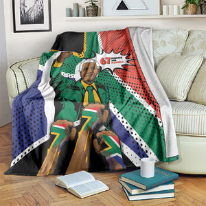Nelson Mandela Birthday Blanket 67 Minutes South Africa Flag Comic