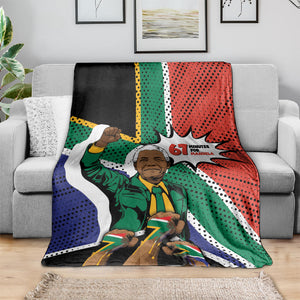 Nelson Mandela Birthday Blanket 67 Minutes South Africa Flag Comic