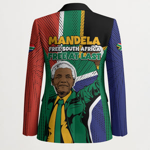 Nelson Mandela Birthday Blazer 67 Minutes South Africa Flag Comic