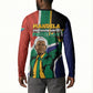 Nelson Mandela Birthday Button Sweatshirt 67 Minutes South Africa Flag Comic