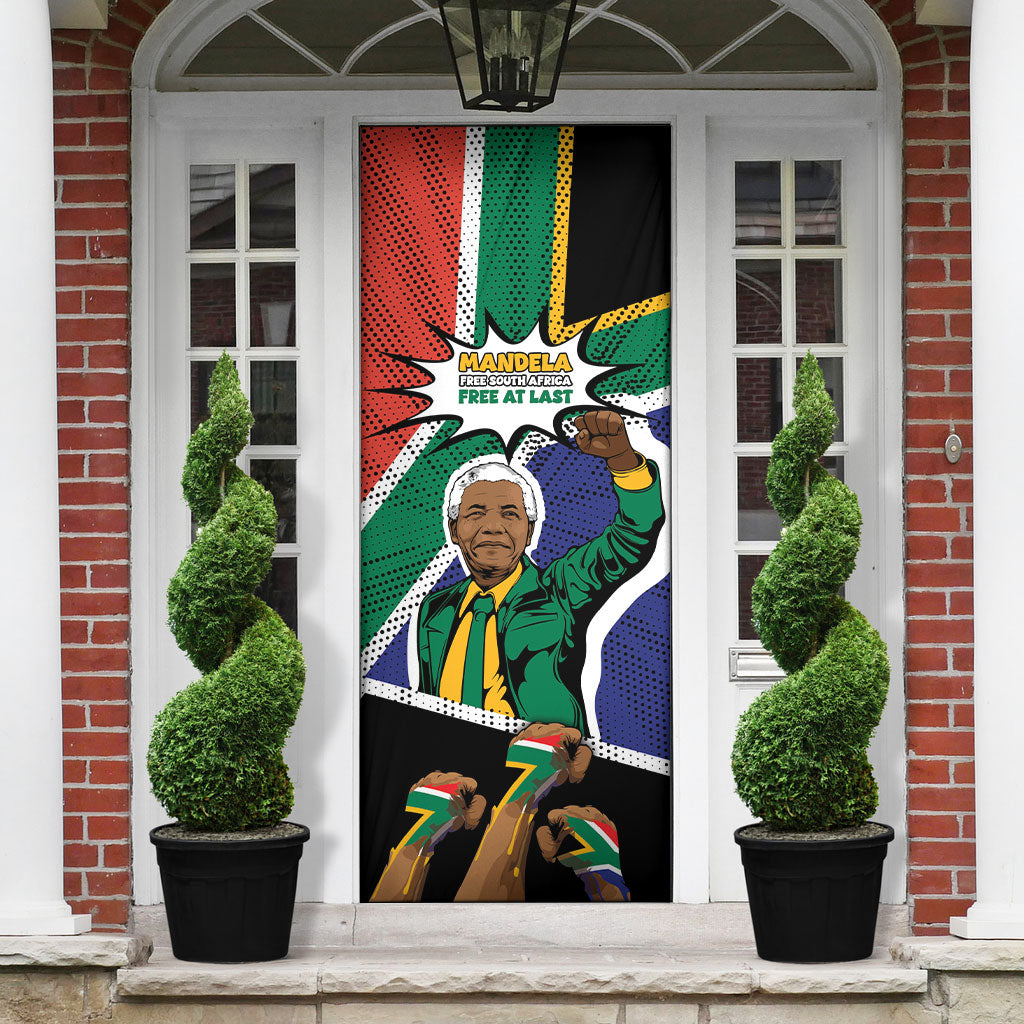Nelson Mandela Birthday Door Cover 67 Minutes South Africa Flag Comic