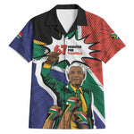 Nelson Mandela Birthday Hawaiian Shirt 67 Minutes South Africa Flag Comic