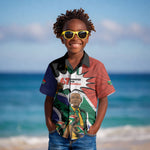 Nelson Mandela Birthday Kid Hawaiian Shirt 67 Minutes South Africa Flag Comic