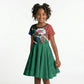 Nelson Mandela Birthday Kid Short Sleeve Dress 67 Minutes South Africa Flag Comic