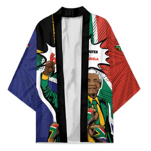 Nelson Mandela Birthday Kimono 67 Minutes South Africa Flag Comic