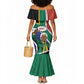 Nelson Mandela Birthday Mermaid Dress 67 Minutes South Africa Flag Comic
