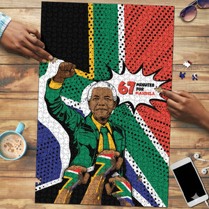 Nelson Mandela Birthday Puzzle 67 Minutes South Africa Flag Comic
