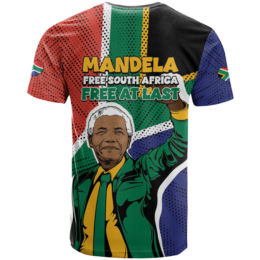 Nelson Mandela Birthday T shirt 67 Minutes South Africa Flag Comic