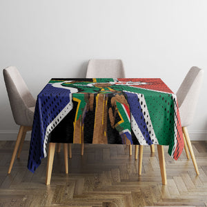 Nelson Mandela Birthday Tablecloth 67 Minutes South Africa Flag Comic