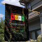 Juneteenth 1865 Garden Flag Unapologetically Black