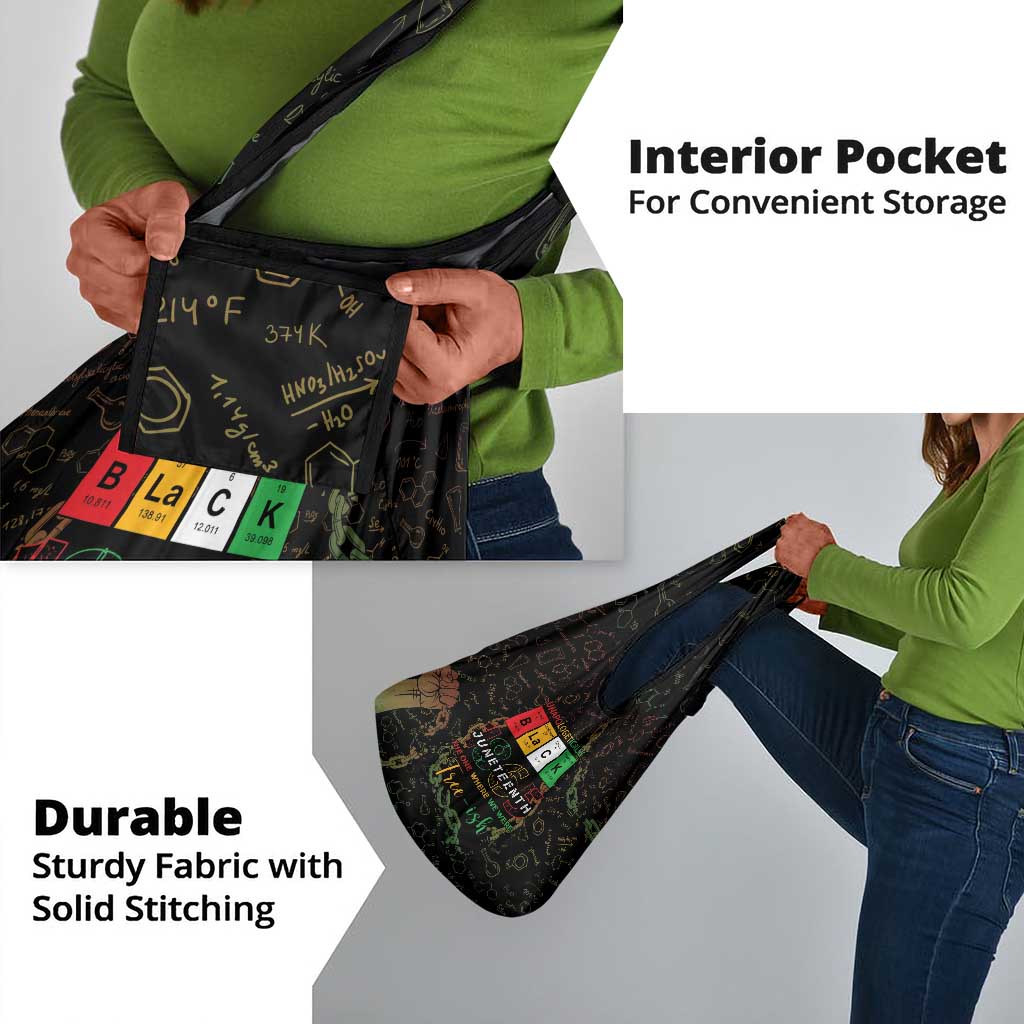 Juneteenth 1865 Grocery Bag Unapologetically Black