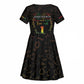 Juneteenth 1865 Kid Short Sleeve Dress Unapologetically Black