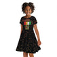 Juneteenth 1865 Kid Short Sleeve Dress Unapologetically Black