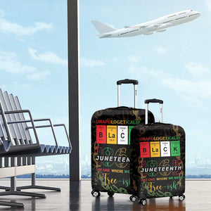 Juneteenth 1865 Luggage Cover Unapologetically Black
