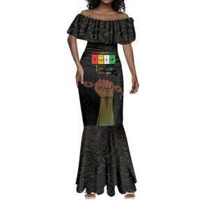 Juneteenth 1865 Mermaid Dress Unapologetically Black