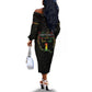 Juneteenth 1865 Off The Shoulder Long Sleeve Dress Unapologetically Black
