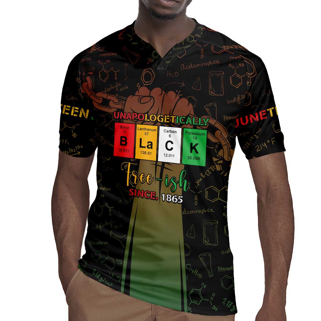 Juneteenth 1865 Rugby Jersey Unapologetically Black