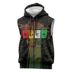 Juneteenth 1865 Sleeveless Zip Hoodie Unapologetically Black - African Pride