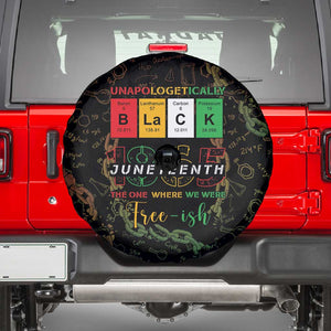 Juneteenth 1865 Spare Tire Cover Unapologetically Black