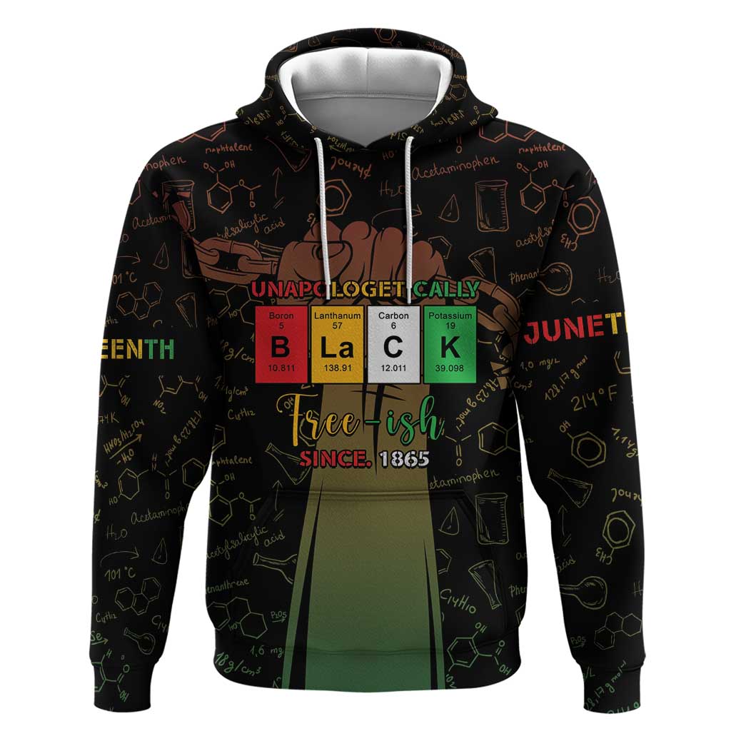 Juneteenth 1865 Zip Hoodie Unapologetically Black
