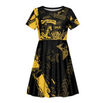 Buffalo Soldiers African American Kid Short Sleeve Dress Military Urban Retro Style - African Pride