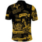 Buffalo Soldiers African American Polo Shirt Military Urban Retro Style - African Pride