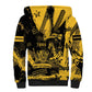 Buffalo Soldiers African American Sherpa Hoodie Military Urban Retro Style - African Pride