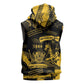 Buffalo Soldiers African American Sleeveless Zip Hoodie Military Urban Retro Style - African Pride