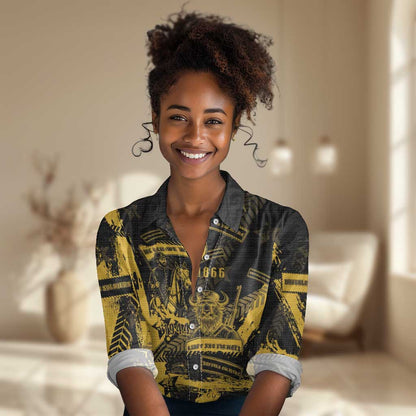 Buffalo Soldiers African American Women Casual Shirt Military Urban Retro Style - African Pride