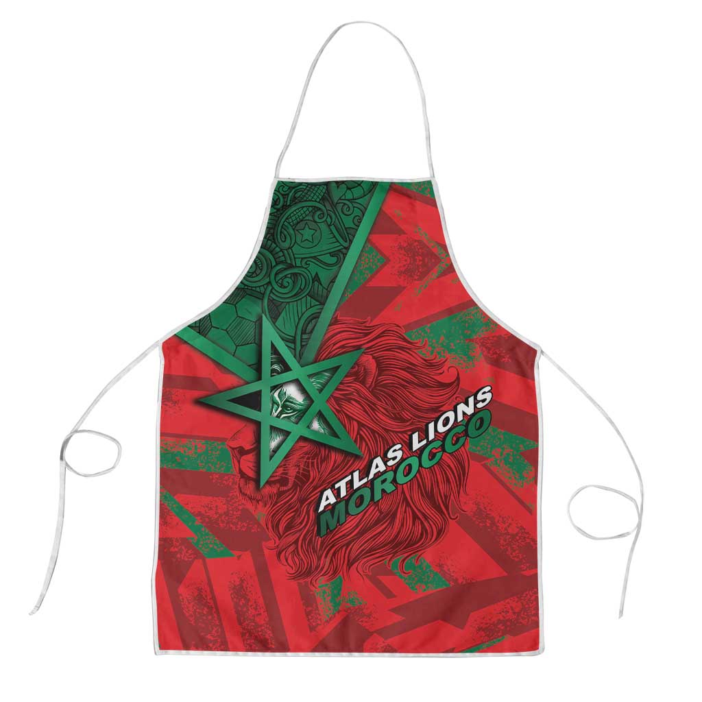 Morocco Football Apron Pentagram Red Lion African