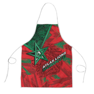 Morocco Football Apron Pentagram Red Lion African
