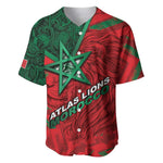 Custom Morocco Football Baseball Jersey Pentagram Red Lion African