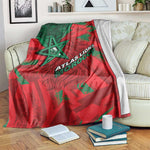 Morocco Football Blanket Pentagram Red Lion African