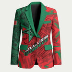 Custom Morocco Football Blazer Pentagram Red Lion African