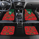 Custom Morocco Football Car Mats Pentagram Red Lion African