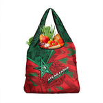 Morocco Football Grocery Bag Pentagram Red Lion African