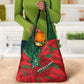 Morocco Football Grocery Bag Pentagram Red Lion African