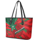 Morocco Football Leather Tote Bag Pentagram Red Lion African