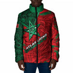 Custom Morocco Football Padded Jacket Pentagram Red Lion African