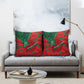 Morocco Football Pillow Cover Pentagram Red Lion African