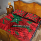 Morocco Football Quilt Bed Set Pentagram Red Lion African
