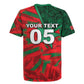 Custom Morocco Football Rugby Jersey Pentagram Red Lion African