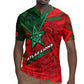 Custom Morocco Football Rugby Jersey Pentagram Red Lion African