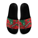 Morocco Football Slide Sandals Pentagram Red Lion African