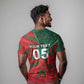 Custom Morocco Football T shirt Pentagram Red Lion African